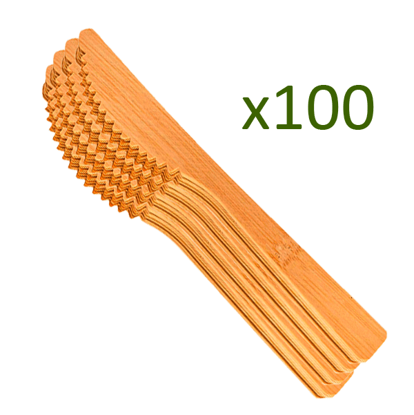 DELIZIA-ECO Coltello in bambù x100 pezzi