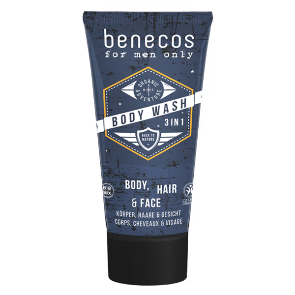 BENECOS natural MEN 3in1 BODY WASH